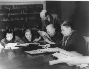 1942 Literacy Program Photo Roy Perry Literacy Program
