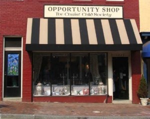 Opp Shop All proceeds of the Society’s consignment shop, which still operates in its original Georgetown neighborhood location today, support its work