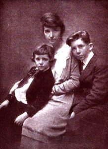 Margaret Sanger and sons Grand and Stuart, circa 1919