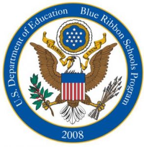 No Child Left Behind Blue Ribbon School Logo