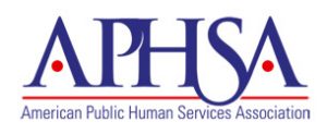 The American Public Human Services Association, formerly known as the American Public Welfare Association.