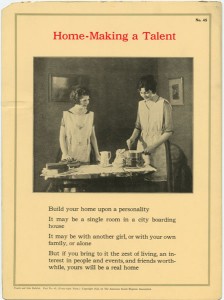Home-Making a Talent