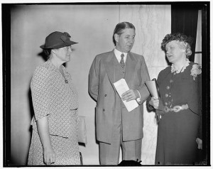 Dr. Martha M. Eliot was assistant to Miss Katherine Lenroot, pictured here with Senator Murray. (June 26, 1939)
