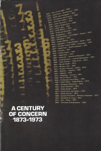 A Century of Concern