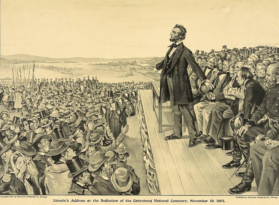Image result for lincoln delivered his gettysburg address