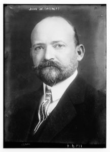 John W. Garrett head and shoulders portrait photograph
