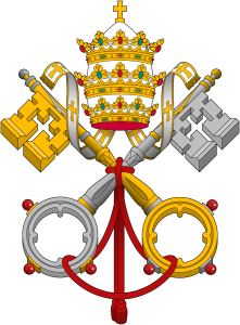 Emblem of the Papacy: Triple tiara and keys