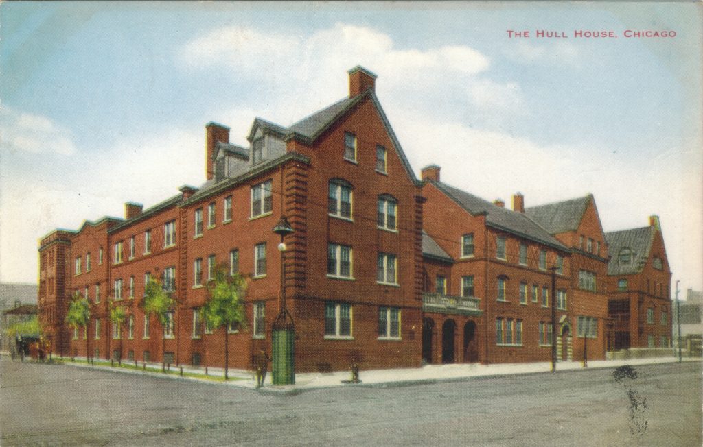 Postcard, The Hull House, Chicago