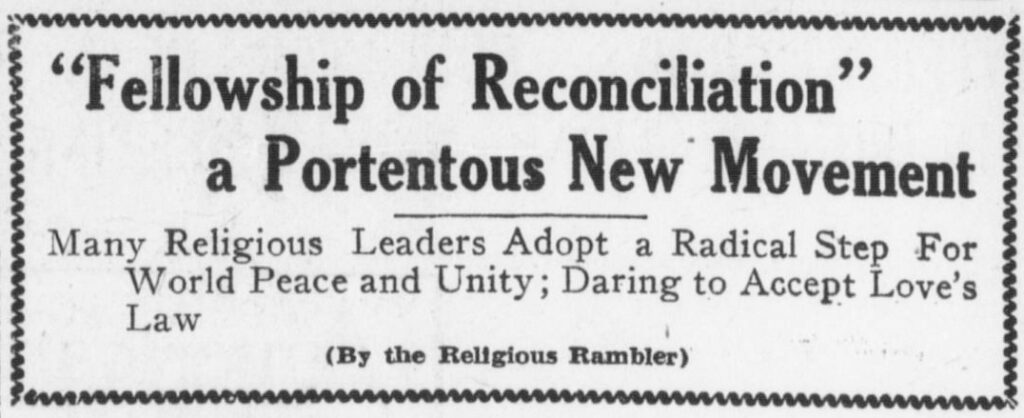 1915 newspaper headline